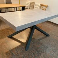 Tavolo 160x90 cm nuovo in tinta grigio