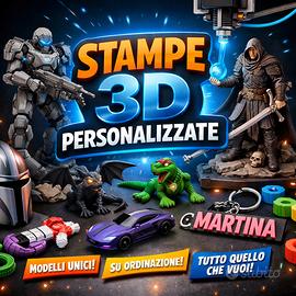 Stampe 3d personalizzate
