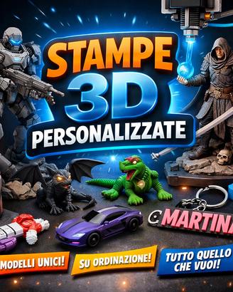 Stampe 3d personalizzate