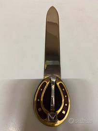 GUCCI Tagliacarte ferro di cavallo anni 70 Vintage