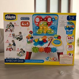 GIOCO CHICCO ART&CRAFT DESK 1-4 ANNI BILINGUAL