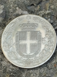 5 lire Umberto I 1878