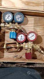 manometri ossigeno acetilene 