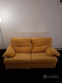 Divano Sfoderabile 2/3 Posti - Giallo Ocra