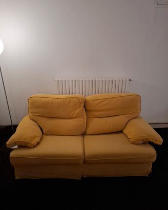 Divano Sfoderabile 2/3 Posti - Giallo Ocra