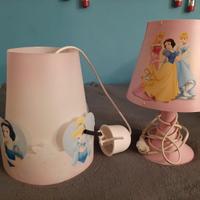 Lume per comodino e lampadario- Principesse Disney