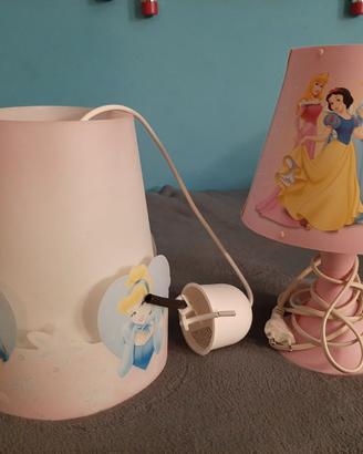 Lume per comodino e lampadario- Principesse Disney