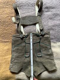 Pantaloncini tirolesi, in vera pelle anni 60
