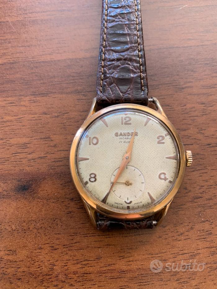 Montre De Poche Vintage Gander Monachella 1970 - Neuf Avec étiquettes, Mécanique Manuelle, Suisse