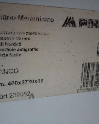 3 ripiani melaminico truciolare bianco 400x2730x19