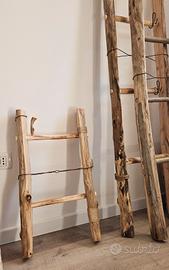 Scaletta decorativa in legno 