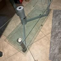 Tavolo in vetro per tv