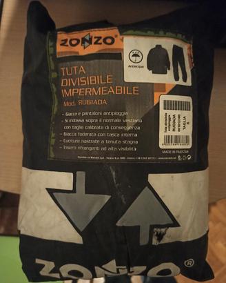 Abbigliamento impermeabile moto tutto nuovo