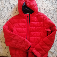 Piumino rosso leggero Benetton