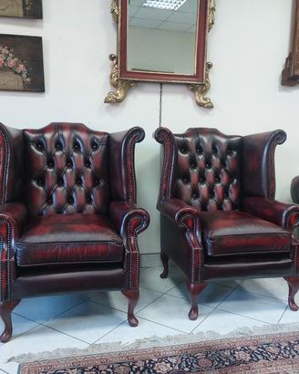Poltrona chesterfield Queen Anne... chester nuovi 