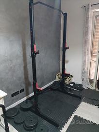 Home Gym Rack 500 + Panca + Pesi 130kg Roma