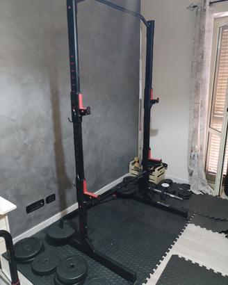 Home Gym Rack 500 + Panca + Pesi 130kg Roma