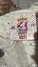Pokemon box 151 anno 2023 nuovo sigillato