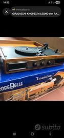 Giradischi Vintage in Legno “Louisiana”