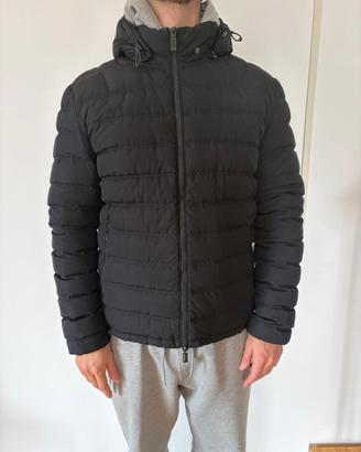 Piumino uomo nero con cappuccio Ciesse Piumini XL