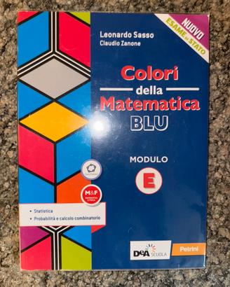Colori della matematica blu MODULO E