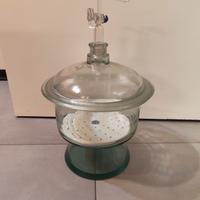 essiccatore in vetro diam. 25cm con rubinetto 