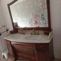 mobile bagno in legno massello