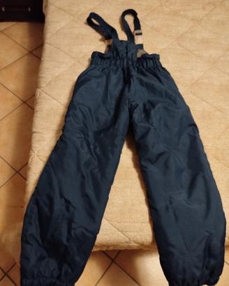 pantaloni da sci unisex 9 anni