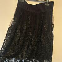 Gonna nera elegante in tulle