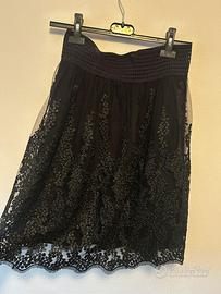 Gonna nera elegante in tulle