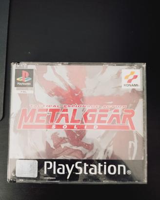 Metal Gear solid con demo di silent Hill per ps1
