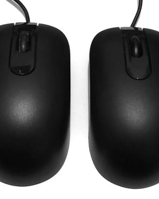 2 Mouse USB Cablato Ambidestro per PC / Portatile