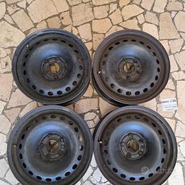 4 - CERCHI IN LAMIERA ALFA 7X16 5X110 ET41 CB 65,1