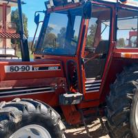 Trattore fiat 80/90 con caricatore