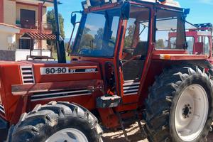 Trattore fiat 80/90 con caricatore