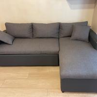 Divanoletto con sceslong tre posti