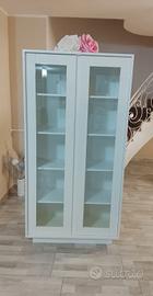 vetrina completa bianco lucido 