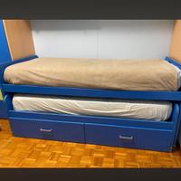 2 Letti singoli  sovrapponibili