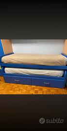 2 Letti singoli  sovrapponibili
