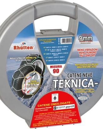 Catene da neve RHUTTEN TEKNICA misura 90