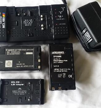 Canon batterie n° 02 e caricabatterie