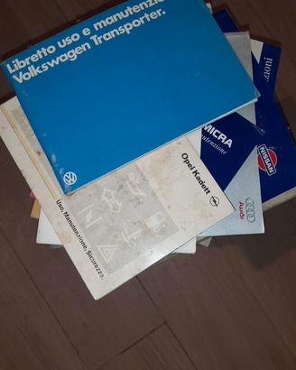 libretti uso e manutenzione ___costo unitario 