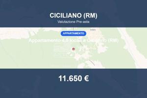 Immobile in asta di 105 m² a Ciciliano