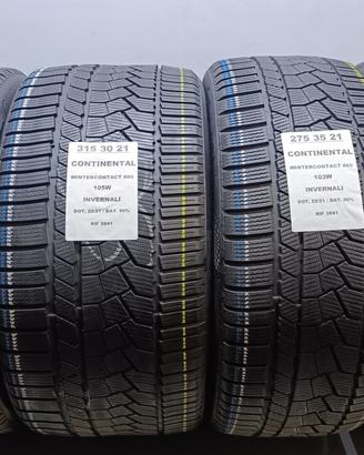 4 GOMME 275 35 21/315 30 21 CONTINENTAL RIF3738