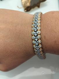 Bracciale Tennis IDANDI in Argento 925.