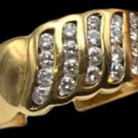 ANELLO ORO DIAMANTI 0,65CT