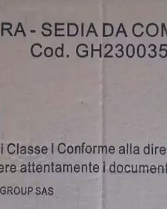 SEDIA DA COMODO