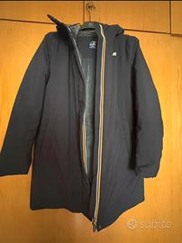Kway nuovo blu con interno grigio