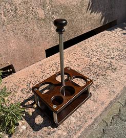 Porta condimenti in legno