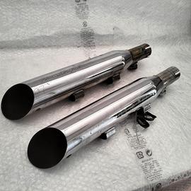 COPPIA SCARICHI CROMATI SCREAMIN EAGLE HARLEY DAVI